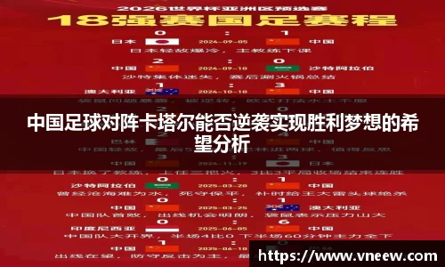 中国足球对阵卡塔尔能否逆袭实现胜利梦想的希望分析